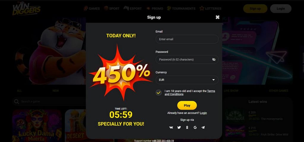 Win Diggers Gambling Enterprise System
